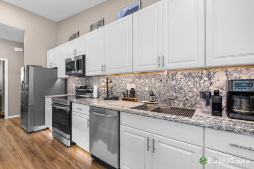 A photo of the Frank House, a 3D printed home in Melbourne, Florida