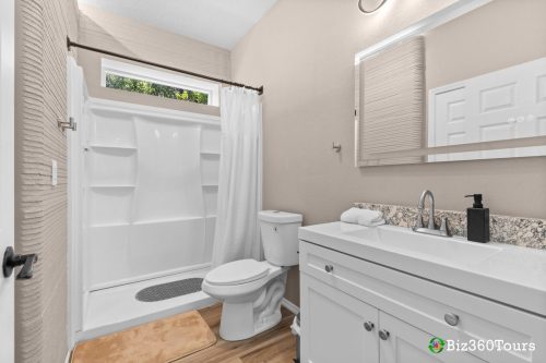 A photo of the Frank House, a 3D printed home in Melbourne, Florida