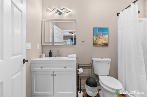 A photo of the Frank House, a 3D printed home in Melbourne, Florida