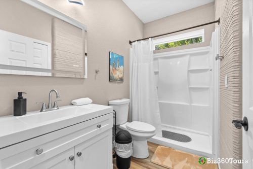 A photo of the Frank House, a 3D printed home in Melbourne, Florida